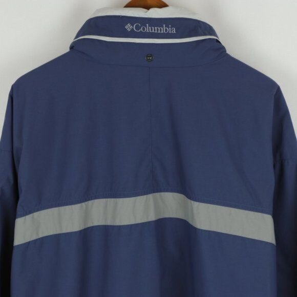 Columbia Men's XXL Blue & Gray Full Zip Interchange Shell Performance Jacket - Picture 4 of 12